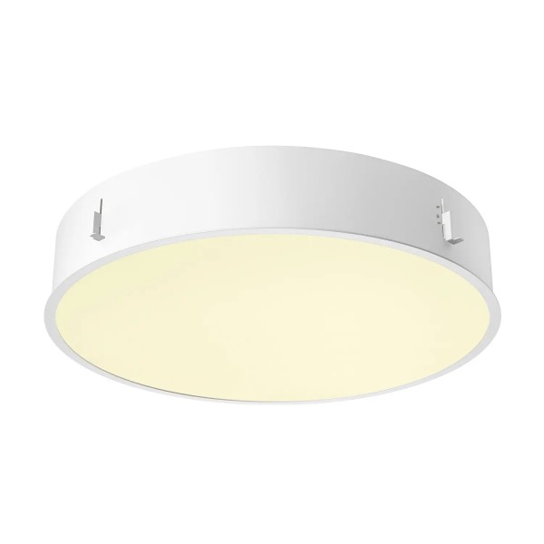 SLV 1008633 Medo 60, LED Einbaulampe, mit Rahmen, 33W, CCT 3/4K, in weiß