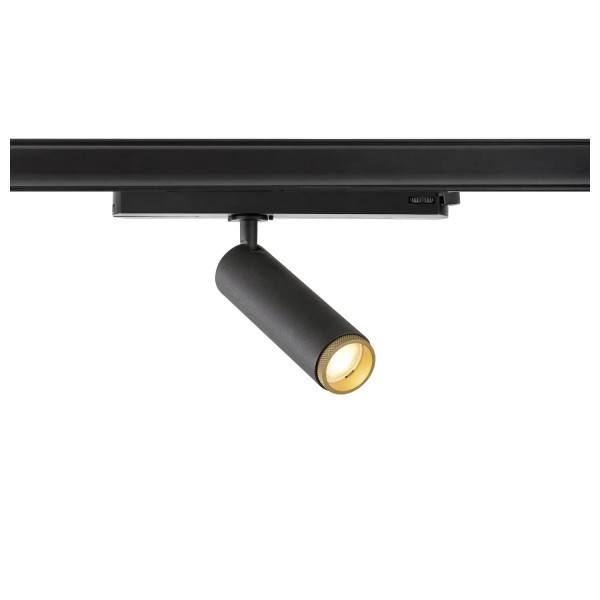 SLV 1008446 Grip! M, LED-Spot 3 Phasen, Phase, 15W, Dim to Warm 2-3K, in schwarz/gold