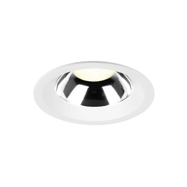 SLV 1008626 Downlight C 150, LED-Einbauleuchte IP54, DALI, 20W, 4K, in weiß/chrom