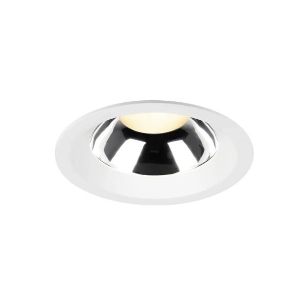 SLV 1008625 Downlight C 150, LED-Einbauleuchte IP54, DALI, 20W, 3K, in weiß/chrom