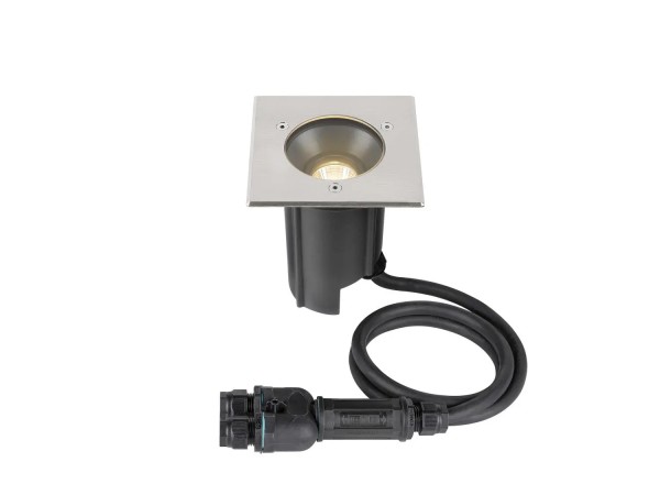 SLV 1007811 Dasar M, LED-Bodeneinbaustrahler, schwenkbar, DALI, IP67, 6.5W, 3000K