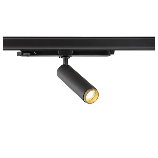 SLV 1008438 Grip! M, LED-Spot 3 Phasen, DALI, 20W, 3K, in schwarz/gold