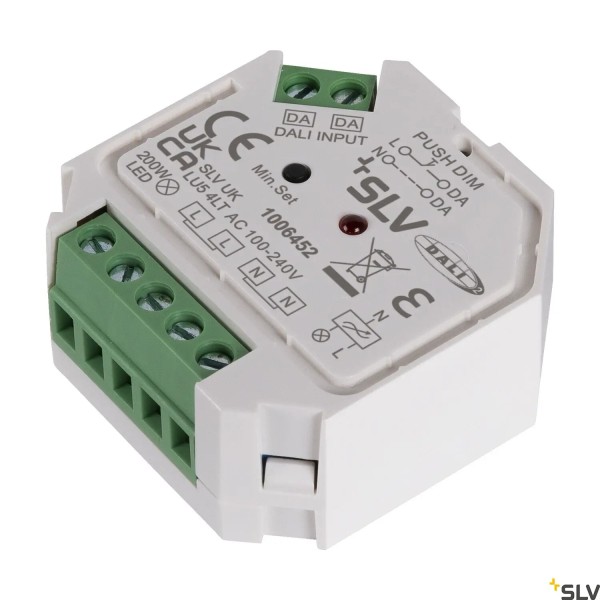 SLV 1006452 Phasenabschnitts-Dimmer, Dali/Push, 200W