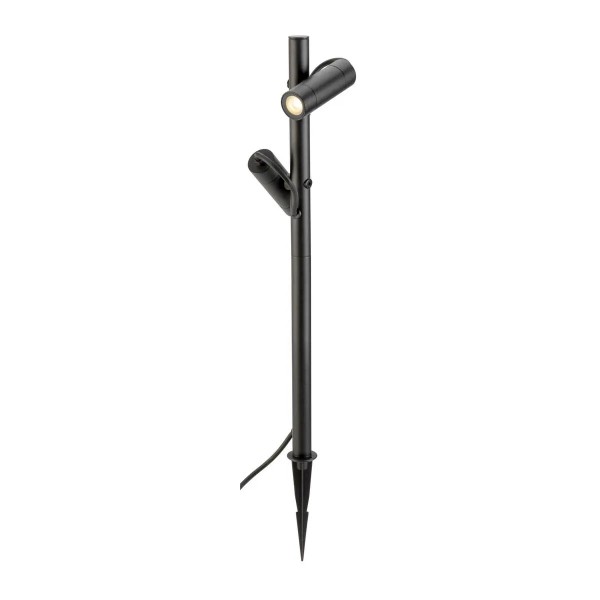 SLV 1007869 Helia Slim Pole Double, LED-Erdspießleuchte, schwenkbar, 12W, 3K, IP65 Seeluftbeständig