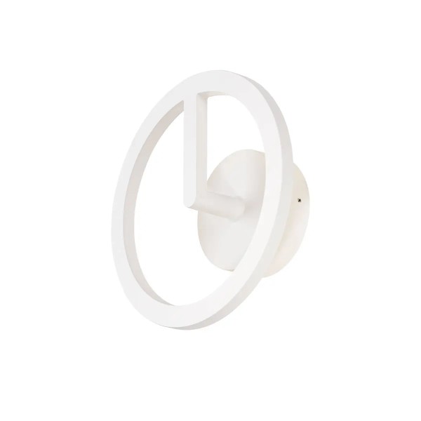 SLV 1007919 Q-Ring, LED-Wandleuchte außen, IP65, DIM, 10W, 3000K, in weiß